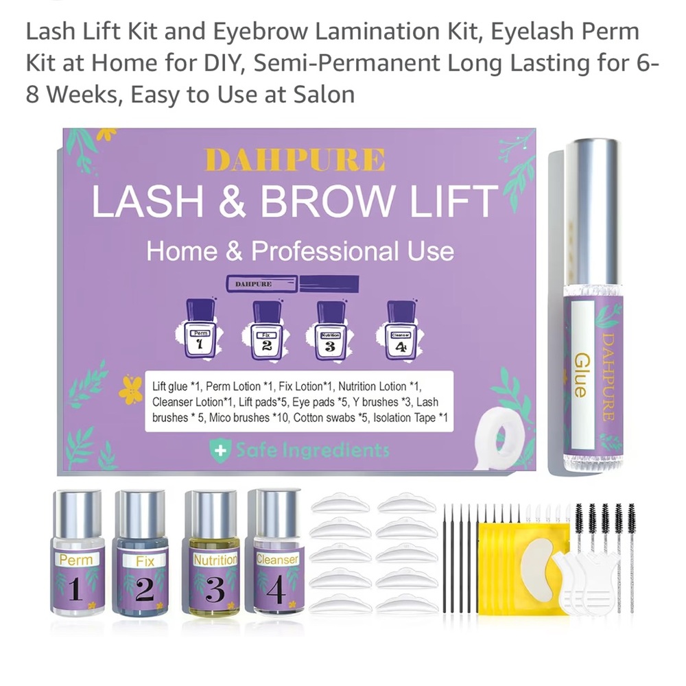 Dahpure Lash & Brow Lift Kit